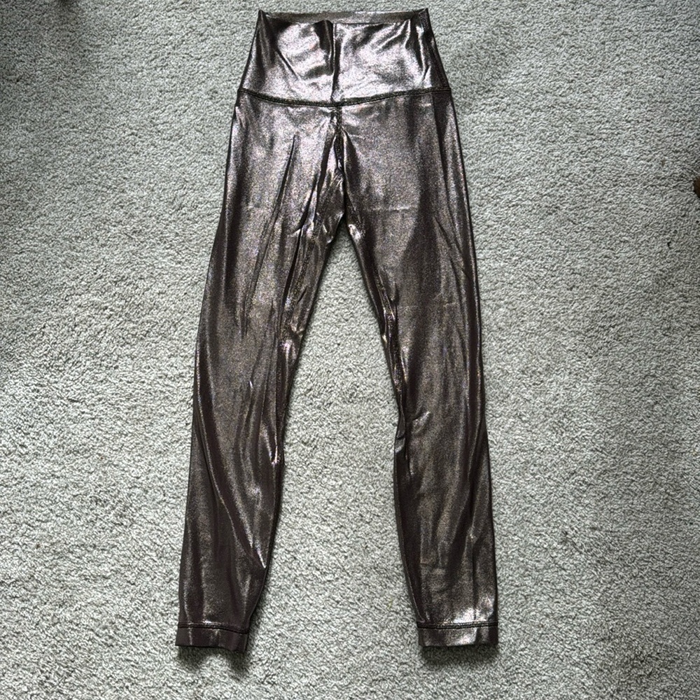 Lululemon Align Leggings Metallic size 2